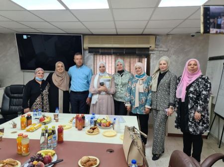 نواب الموحدة منصور عباس وإيمان خطيب ياسين بزيارة عمل لمجلس نحف المحلي